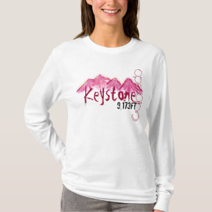 Camiseta Aroma de montaña rosa Keystone Colorado