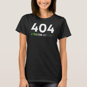 Camiseta Aromántico Orgullo 404 Atracción No Encontrado En 
