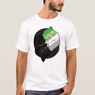 Camiseta Aromántico orgullo Aro bandera LGBT Gay Asexual Yi