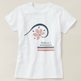 Camiseta Aromaterapia de aceites esenciales florales de mod