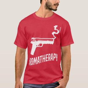 Camiseta Aromaterapía Divertido propietario de un arma