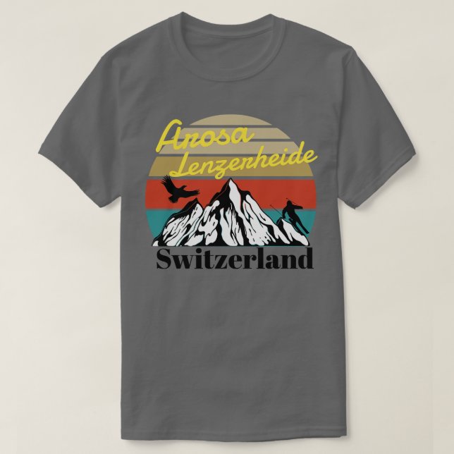 Camiseta Arosa Lenzerheide ski Suiza (Diseño del anverso)