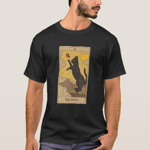 Camiseta Arot Card Que Engaña Y Gato Negro Que Sombra Gatos