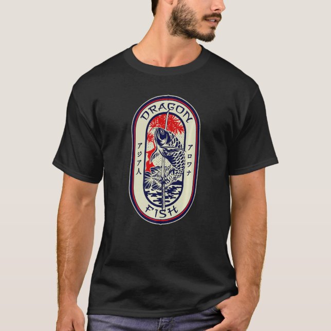 Camiseta Arowana japonesa Dragon Fish Monster Keeper (Anverso)