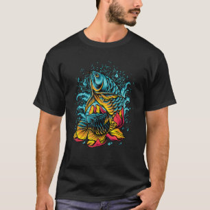 Camiseta Arowana Koi Carp Nishikigoi