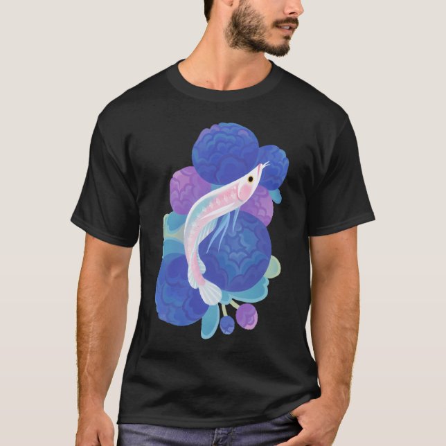 Camiseta Arowana y peonía (Anverso)