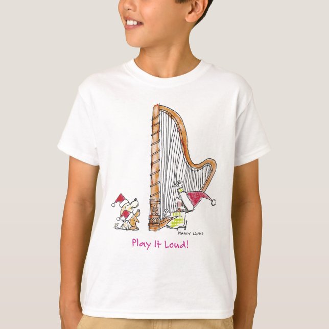 Camiseta Arpa del navidad CH-004 (Anverso)