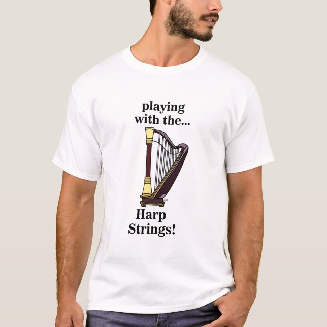 Camiseta Arpa Instrumento Musical Arpa (Anverso)