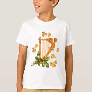 CAMISETA ARPA IRLANDESA DE ORO