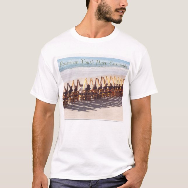 Camiseta Arpas en la playa 2 (Anverso)