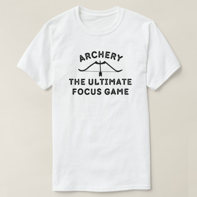 Camiseta Arquear el juego de enfoque final | Archery Lover (Diseño del anverso)