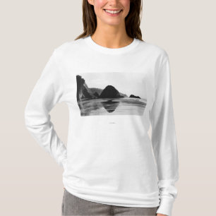 Camiseta Arquee el cabo cerca de la playa del cañón,