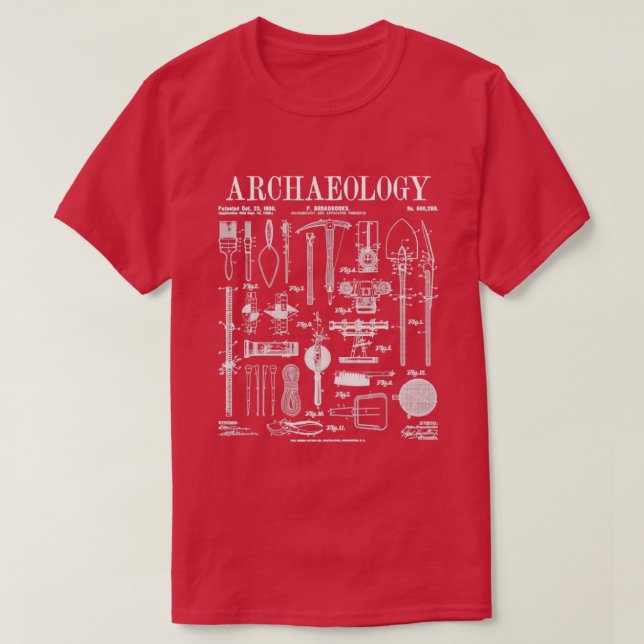 Camiseta Arqueología arqueológica Kit de Campo Estudiantil  (Diseño del anverso)