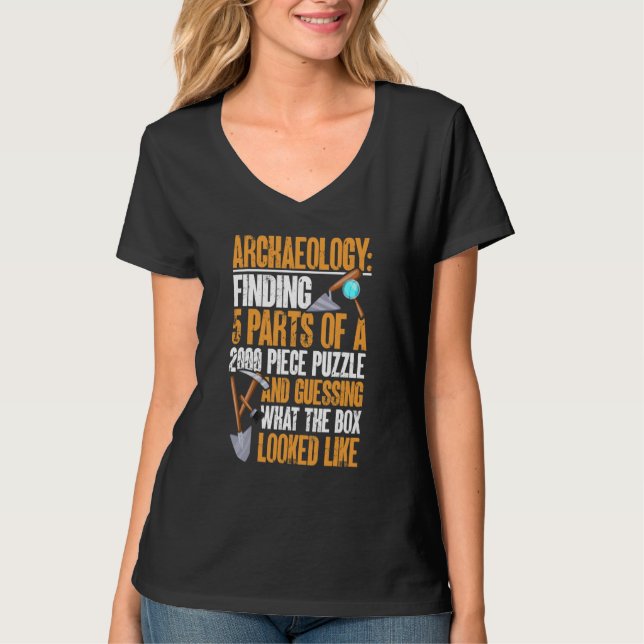 Camiseta Arqueología Arqueólogo (Anverso)