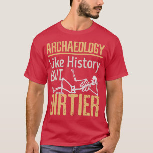 Camiseta Arqueología de calavera aguda