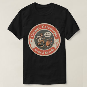 Camiseta Arqueología de Catástrofe Cerámica Humor