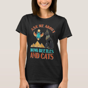 Camiseta Arqueología de Egipto Egiptología Escarabajos Futu