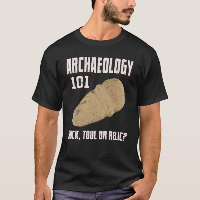 Camiseta Arqueología de la reliquia de la herramienta de la (Anverso)