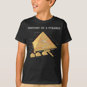 Camiseta Arqueología egipcia antigua de la anatomía de la
