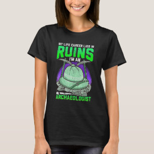 Camiseta Arqueología inspirada en el arqueólogo Fósil relac