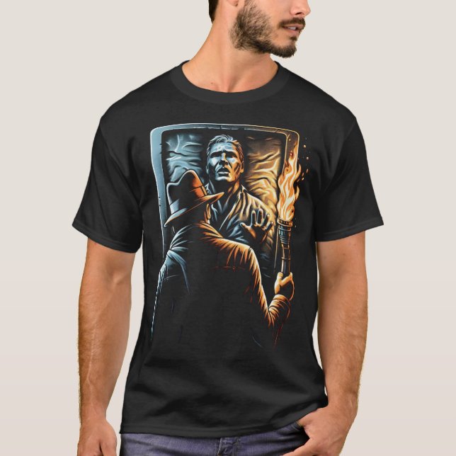 Camiseta Arqueólogo descubre contrabandista galáctico en Fr (Anverso)