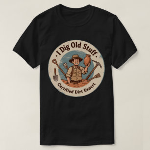 Camiseta Arqueólogo Divertido Desenterrando Arte