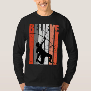 Camiseta Arquería Retro Cree Arco Arquero Flecha Naranja Bl