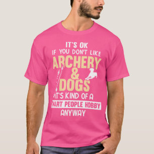 Camiseta Arquería Y Perros Arquero Con Arco