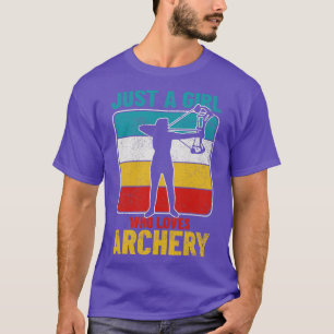 Camiseta Arquero Chica de tiro con arco