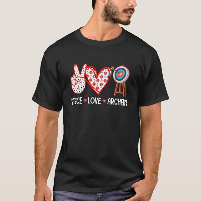 Camiseta Arquero de amor por la paz dirigido a hombres muje (Anverso)