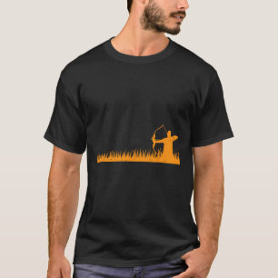 Camiseta Arquero De Caza De Vacas En Hombres Cazadores De A