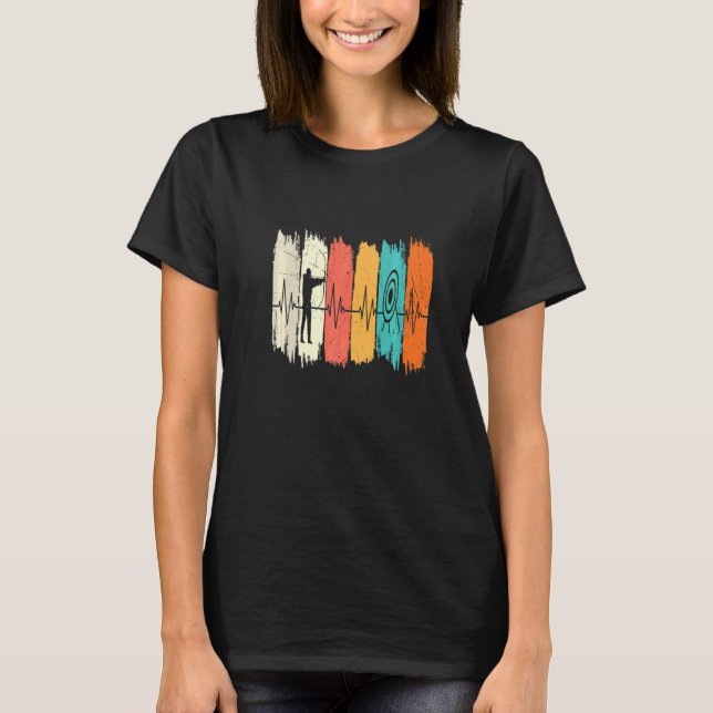 Camiseta Arquero De Corazón Con Bow Y Destino Para Arqueros (Anverso)