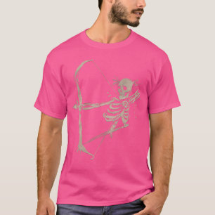 Camiseta Arquero De Esqueletos Con Arco Y Flechas