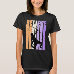 Camiseta Arquero de tiro al arco retro infantil cree que la