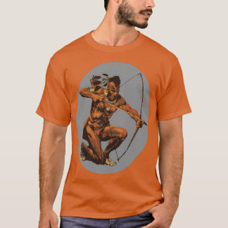 Camiseta Arquero nativo americano de arca de arcos de barro