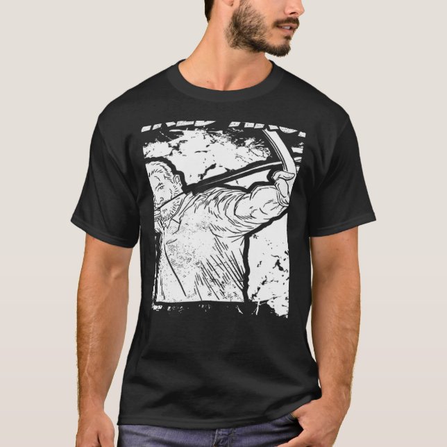 Camiseta Arquero retirado Bowman Bow Archery Abuelo (Anverso)