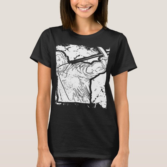Camiseta Arquero retirado Bowman Bow Archery Abuelo (Anverso)