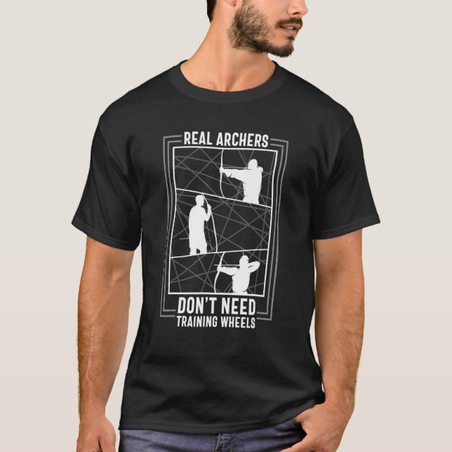 Camiseta Arqueros de tiro con arco Los arqueros reales no n (Anverso)