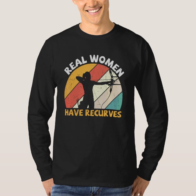 Camiseta Arqueros de tiro con arco Mujer real tiene recurvo (Anverso)