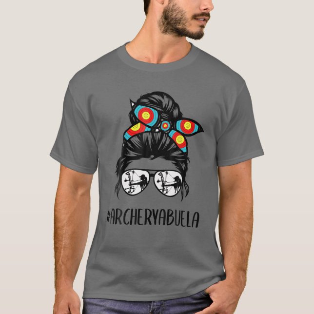 Camiseta Arquetería Abuela Vida Desordenada Cabellera de Bu (Anverso)