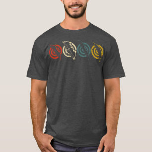 Camiseta Arquetería de caza de tiro con arco de vacas vinta