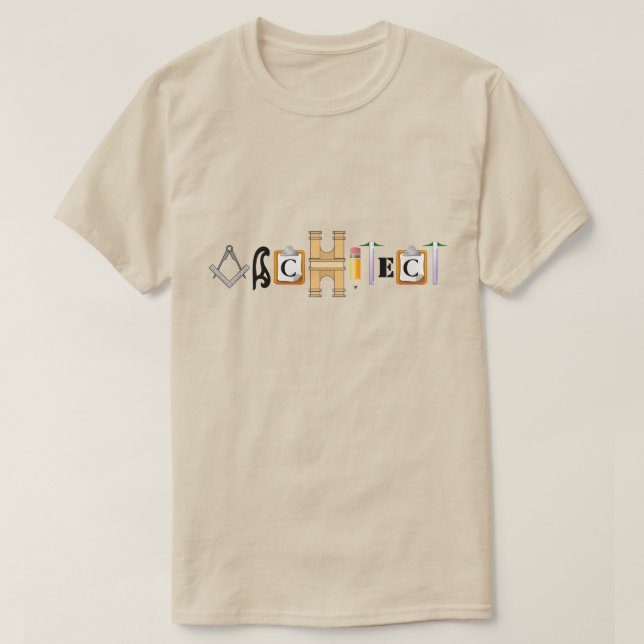 Camiseta Arquitecto (Diseño del anverso)