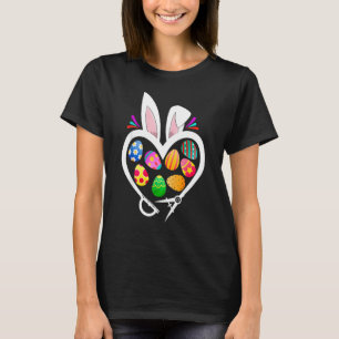 Camiseta Arquitecto Bunny Heart Easter Cacería de Huevos Co