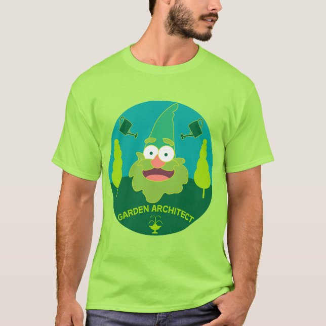 Camiseta Arquitecto de jardín | Diseñador | Paisajista | Ja (Anverso)