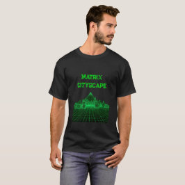 Camiseta Arquitecto de Sistemas Ciberpunk Paisaje Urbano Ma