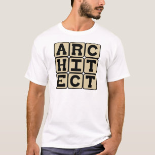 Camiseta Arquitecto, Diseñador de edificios