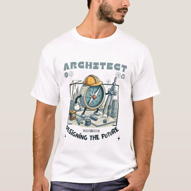 Camiseta Arquitecto diseñando el futuro (Anverso)