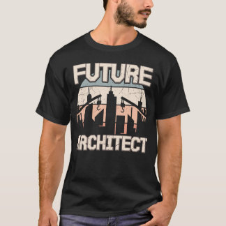 Camiseta Arquitecto estudiantil futuro arquitecto retro