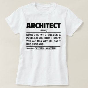 Camiseta Arquitecto Noun Definition Construction Guay Mothe