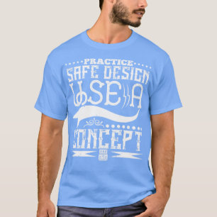 Camiseta Arquitecto Práctica Diseño Seguro Usar Un Concepto